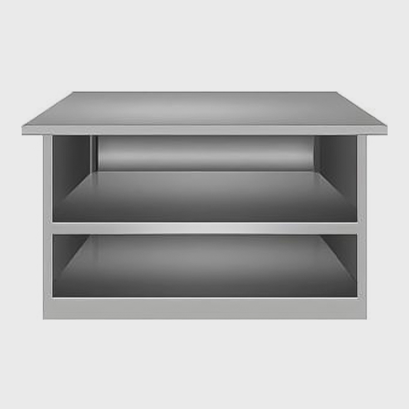 Sairaalan CSSD ruostumattomasta teräksestä valmistettu työpöytä