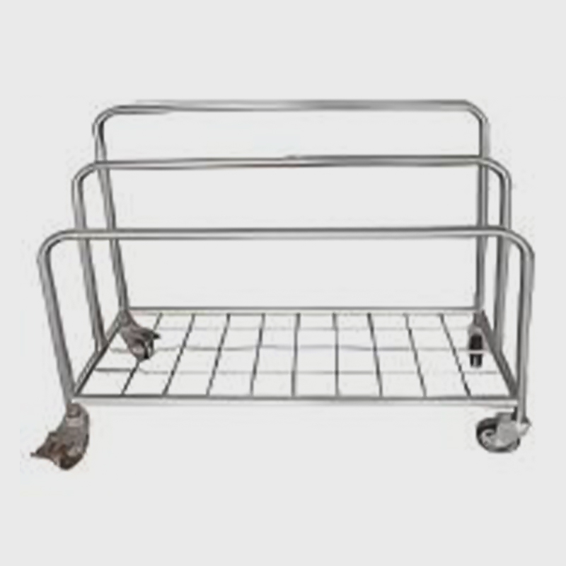 Ruostumattomasta teräksestä valmistettu paperinsyöttövaunu