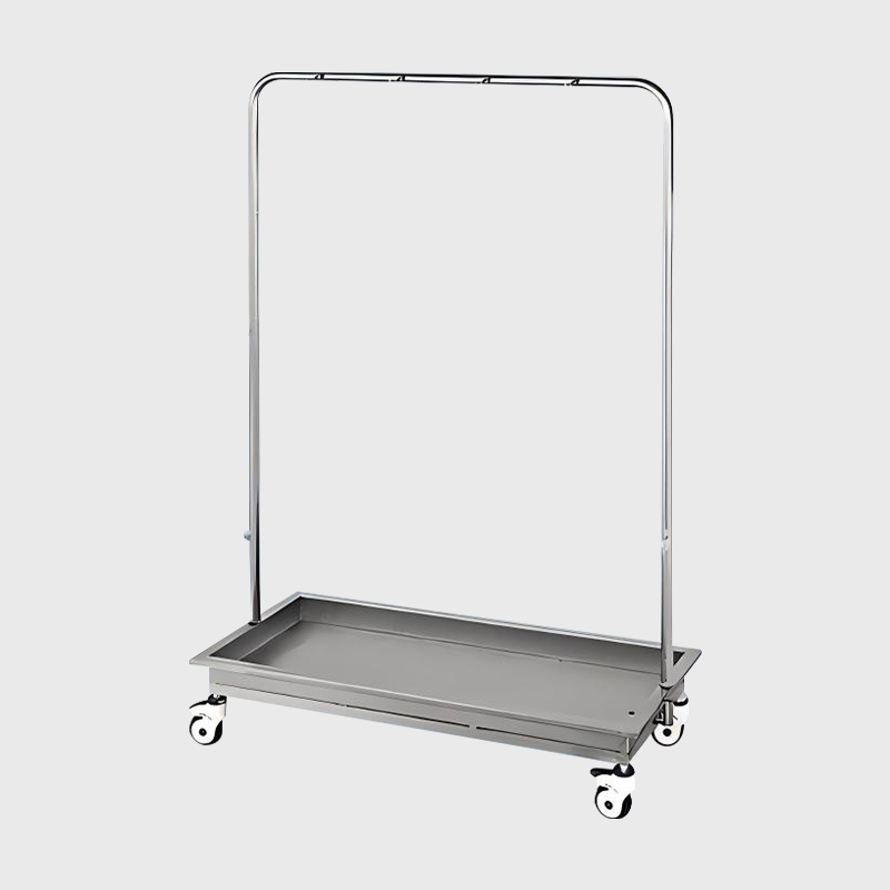 Siirrettävä ruostumattomasta teräksestä valmistettu lääketieteellinen moppiteline